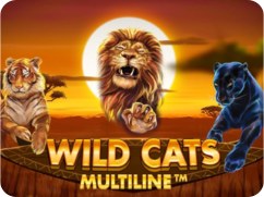 Jogo Multiline Wild Cats no cassino Pin-Up no Brasil