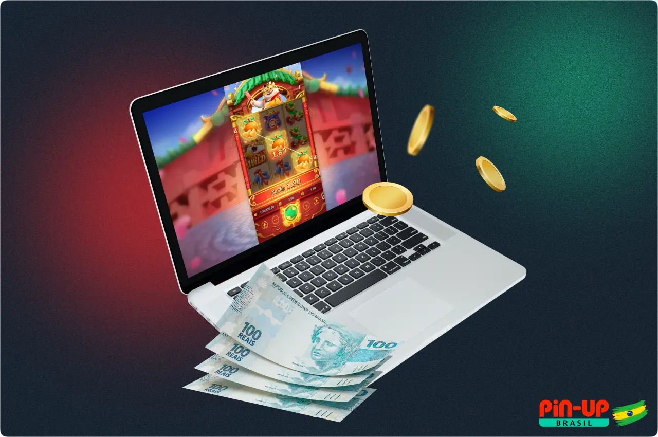 O objetivo do jogo Fortune Tiger é obter combinações de três símbolos nas linhas de pagamento para obter vitórias